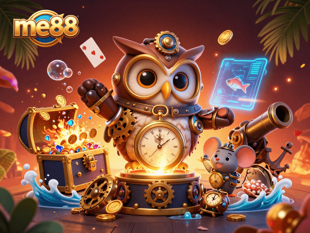 Experience thrilling gaming adventures with me88; captivating underwater scenes and casino elements.
