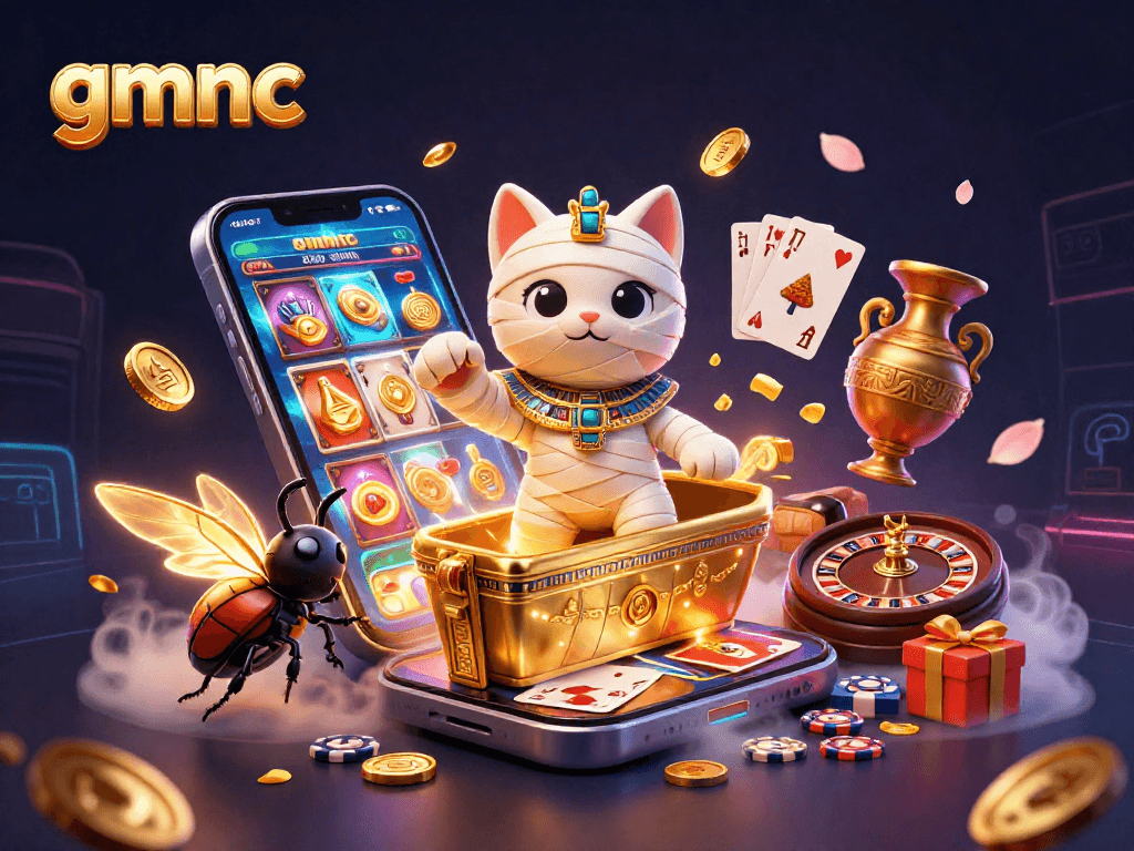 Experience thrilling gameplay with gmnc's exciting slot adventures featuring Egyptian-themed characters.