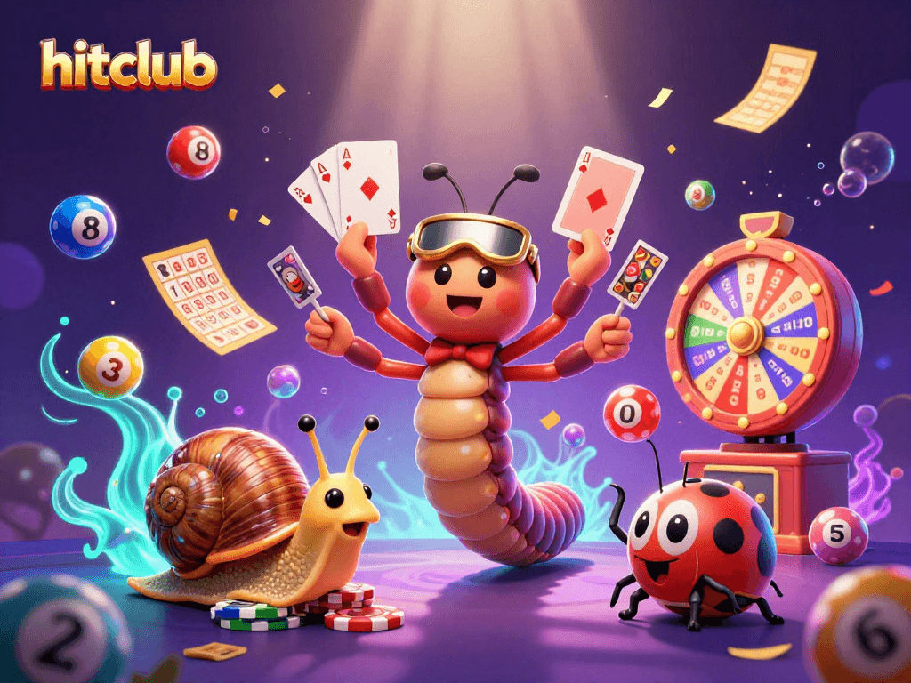 Engage in thrilling play at hitclub with vibrant lottery elements and an exciting casino atmosphere.