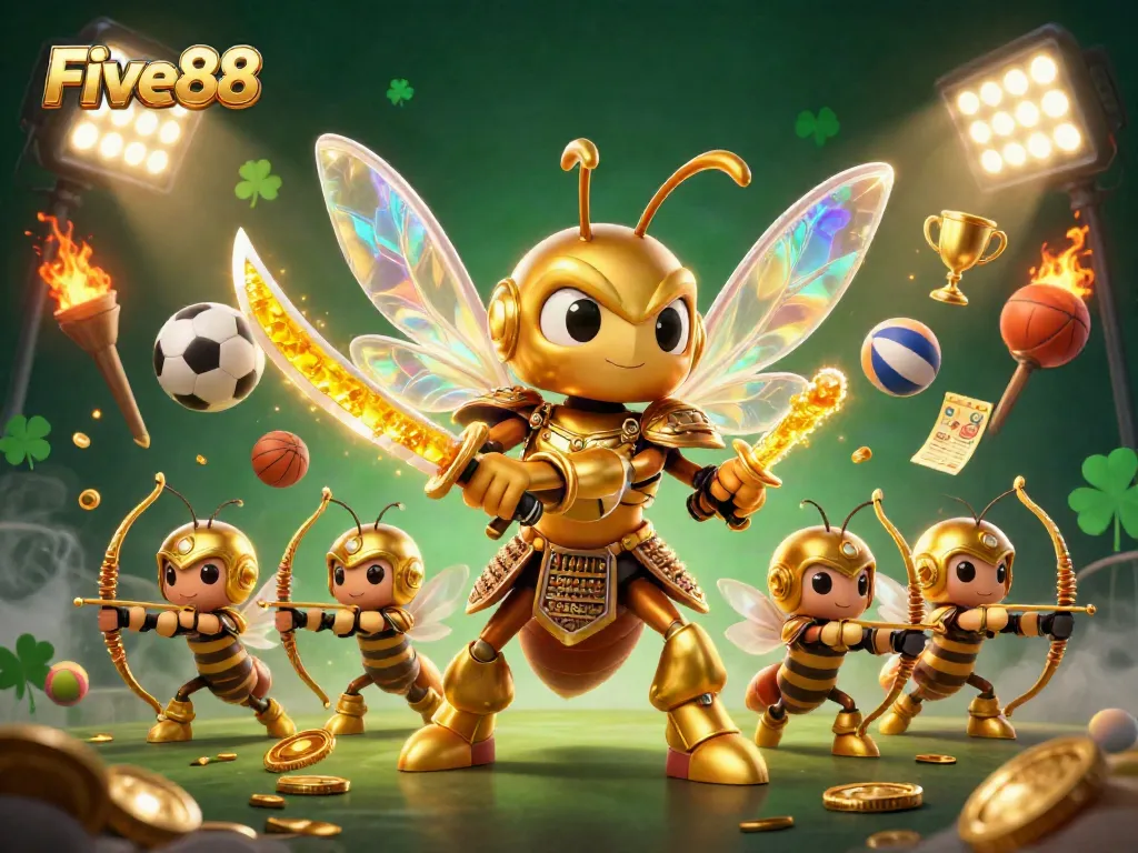 Experience thrilling moments at Five88 with dynamic sports-themed betting elements.
