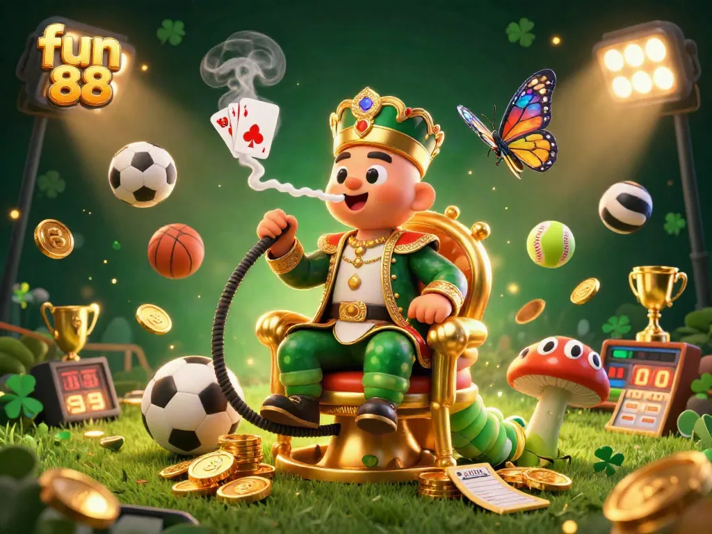 Engage in fun 88 sports betting with vibrant illustration showing themed characters and dynamic gaming elements.