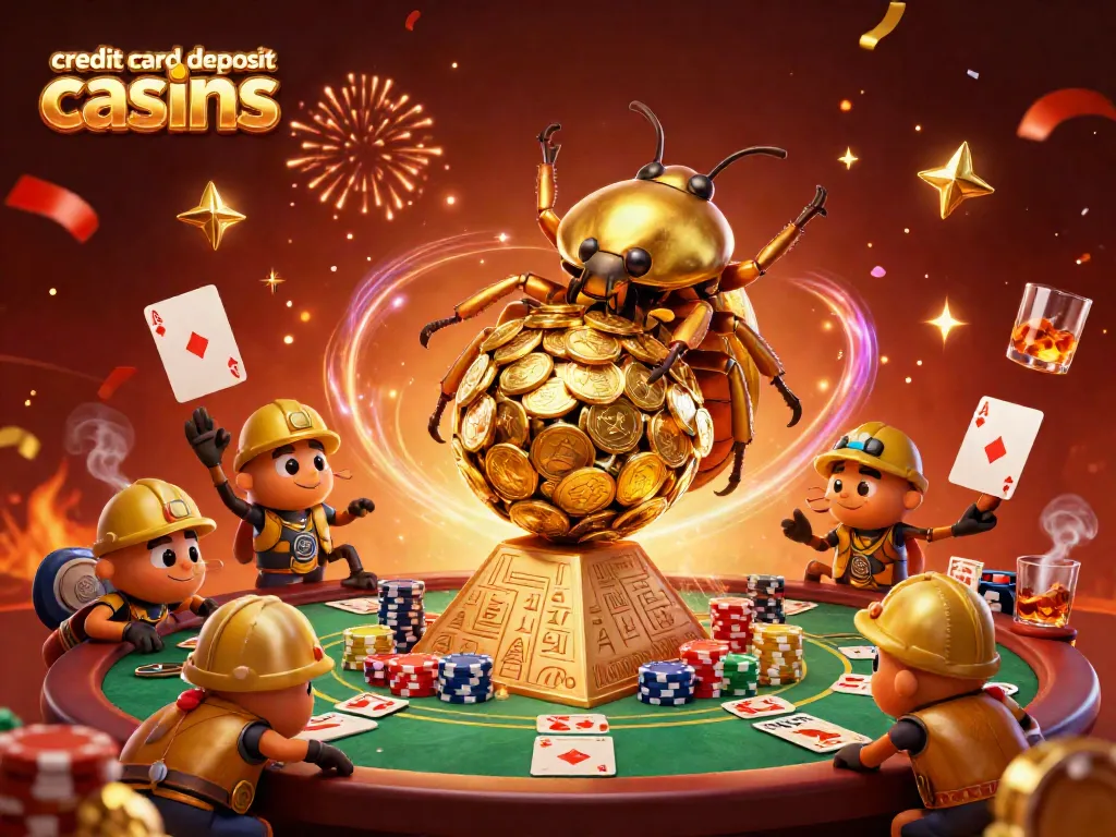 Experience the excitement of credit card deposit casinos with vibrant gameplay elements and rich animation.