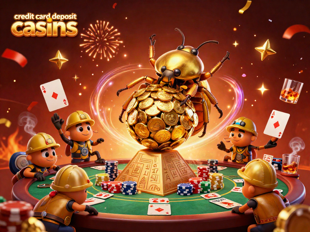 Experience the excitement of credit card deposit casinos with vibrant gameplay elements and rich animation.