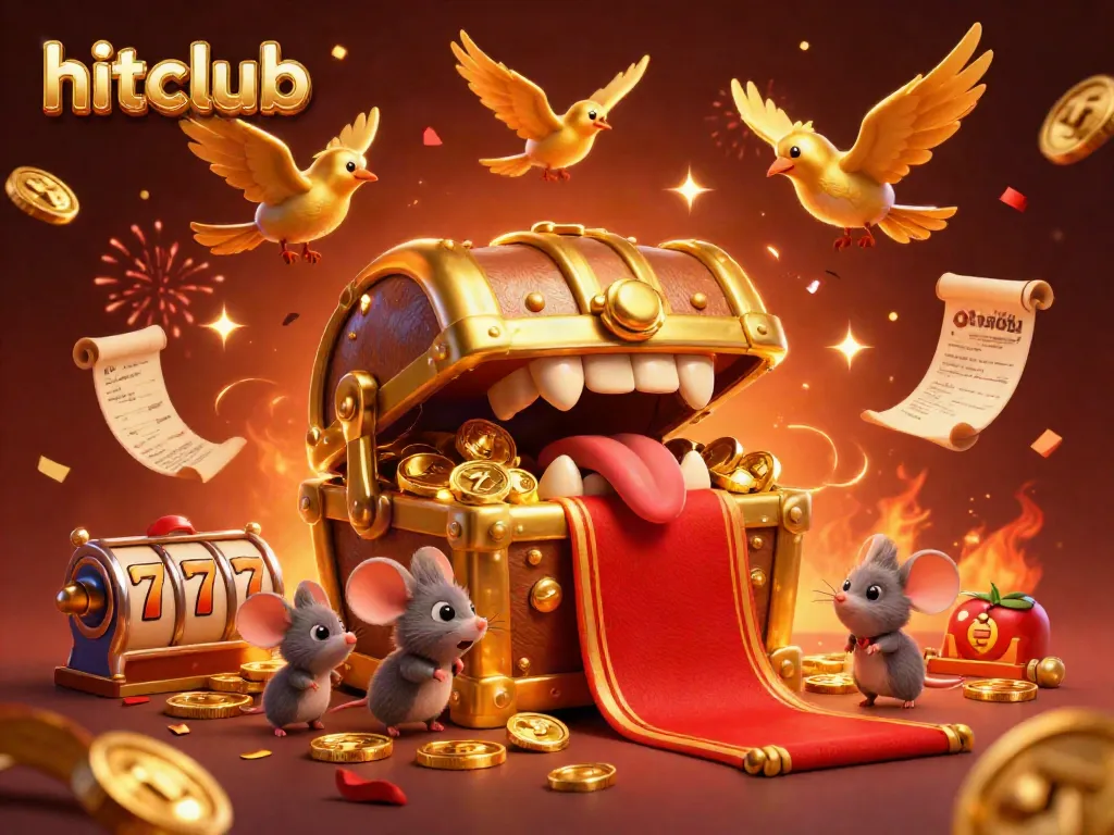 Experience thrilling games at hitclub, featuring golden treasure and jackpot slots.