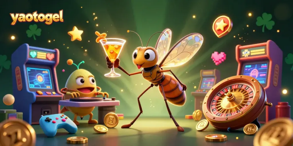 Experience the excitement of yaotogel with dynamic casino elements and vibrant characters.