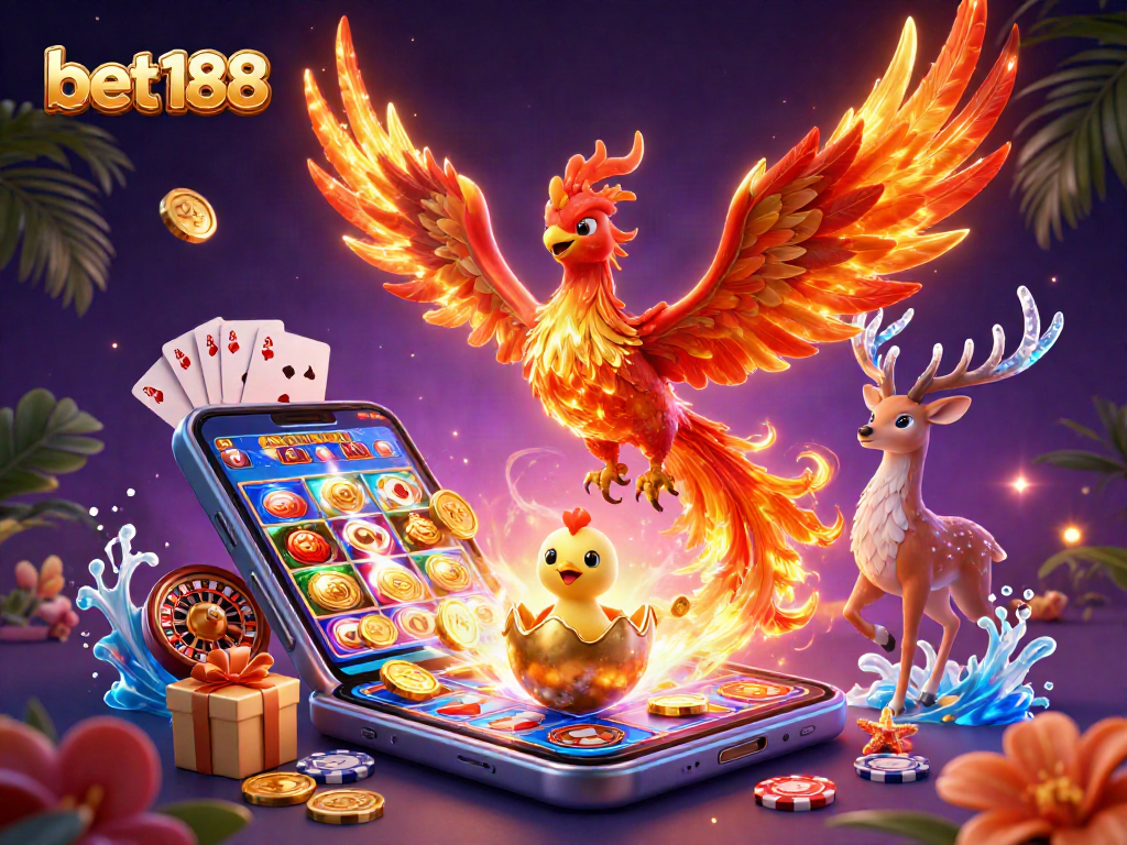 Experience the thrill of betting with bet188 featuring dynamic casino characters and game elements.