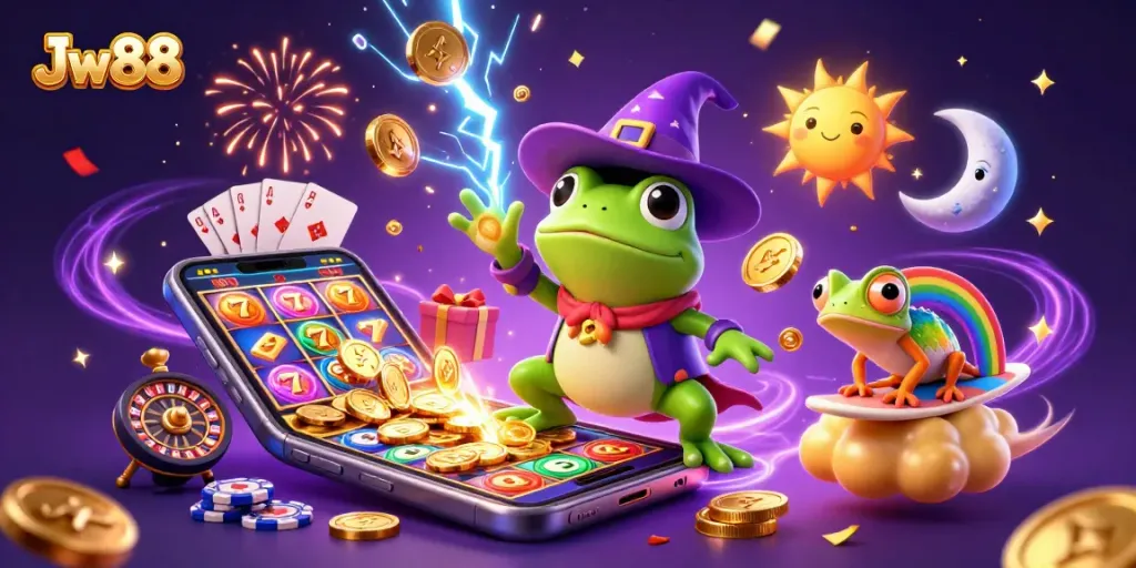 Jw88 online casino: Experience the excitement of spinning slots and winning with golden coins