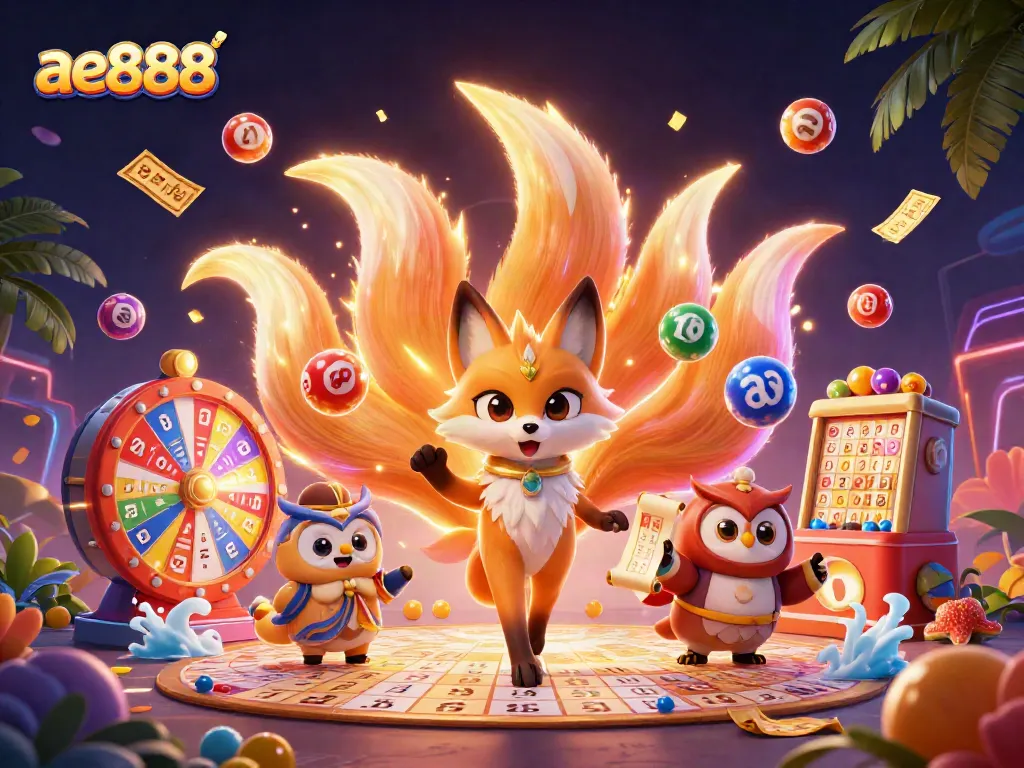 Engage with ae888's vibrant gambling universe featuring animated characters and exciting games.