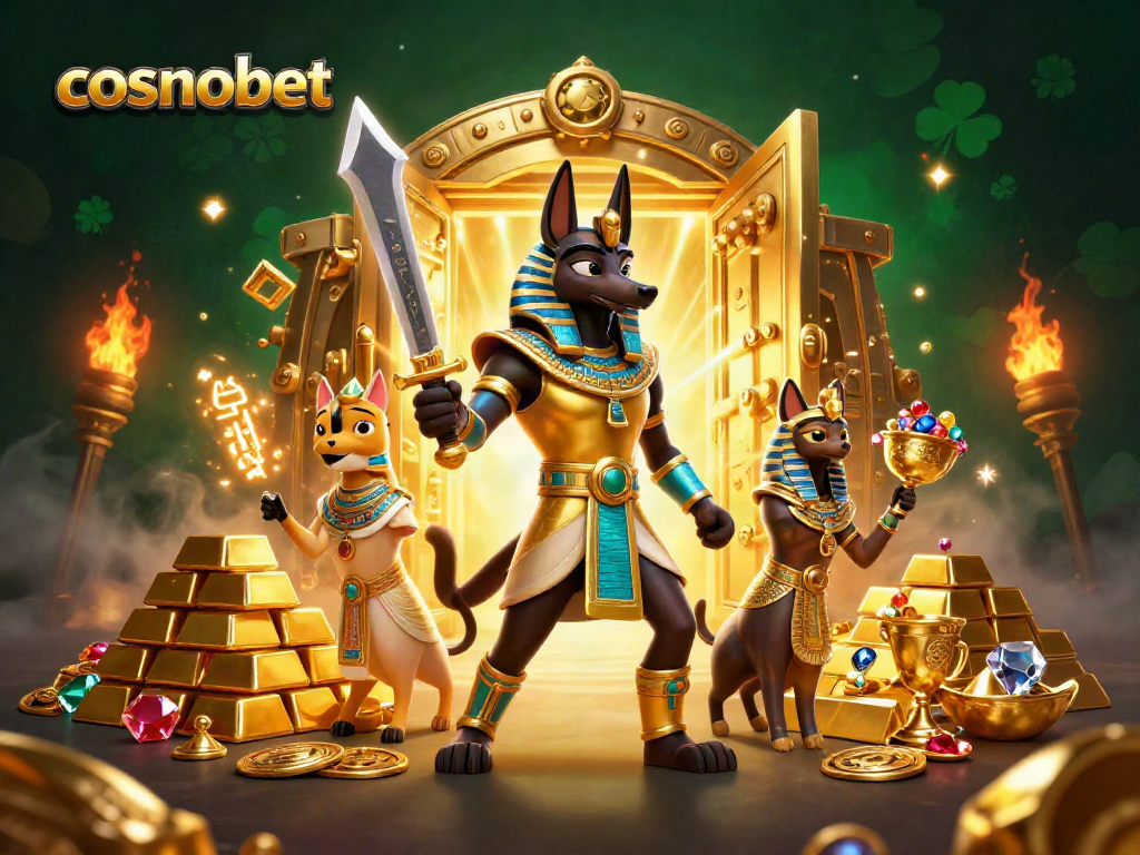 Experience the thrill of cosmobet with an ancient Egyptian-themed casino adventure.