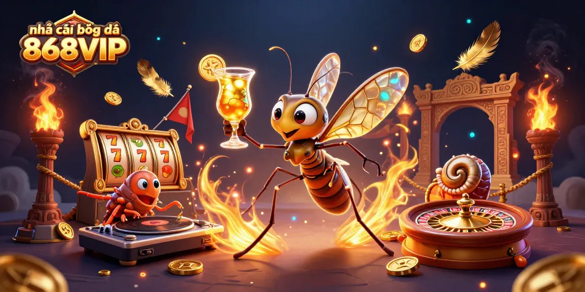 Engage with the action at nhà cái bóng đá 868VIP featuring a vibrant casino scene with unique characters and dynamic gaming elements.