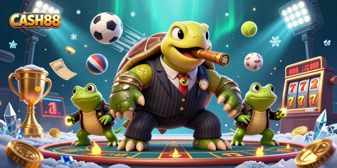 Experience the thrilling atmosphere of CASH88 with vibrant characters and dynamic sports elements.