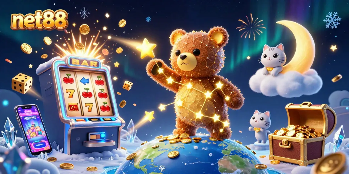 Experience net88 thrills with a dynamic scene of winning slots and captivating characters.