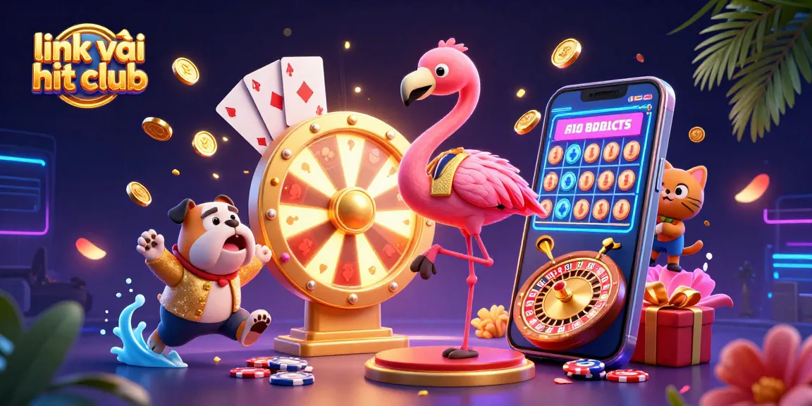 Win big with link vào hit club in an exciting game show scene featuring vibrant casino elements.