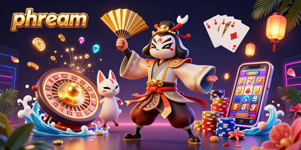 Experience vibrant gameplay and exciting wins at phdream with immersive casino-themed illustration.