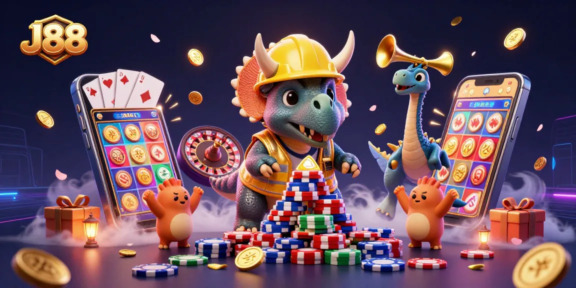Experience the thrill of J88 with vibrant casino action and dynamic game visuals in 3D