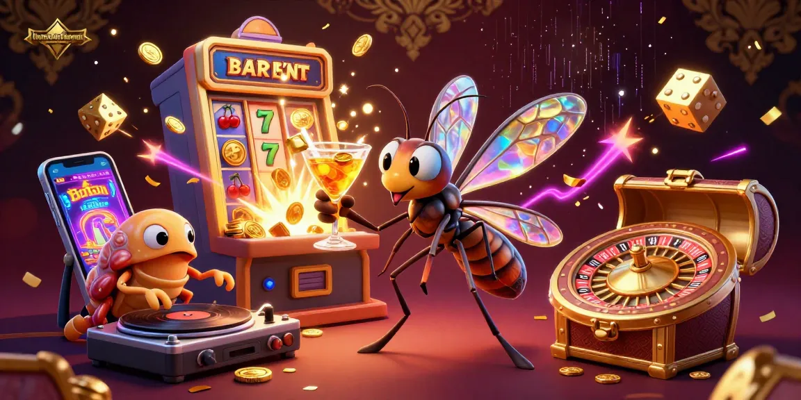 Experience the thrill of gaming at thosantienthuong with a vibrant 3D casino scene featuring charismatic characters and dynamic game elements.