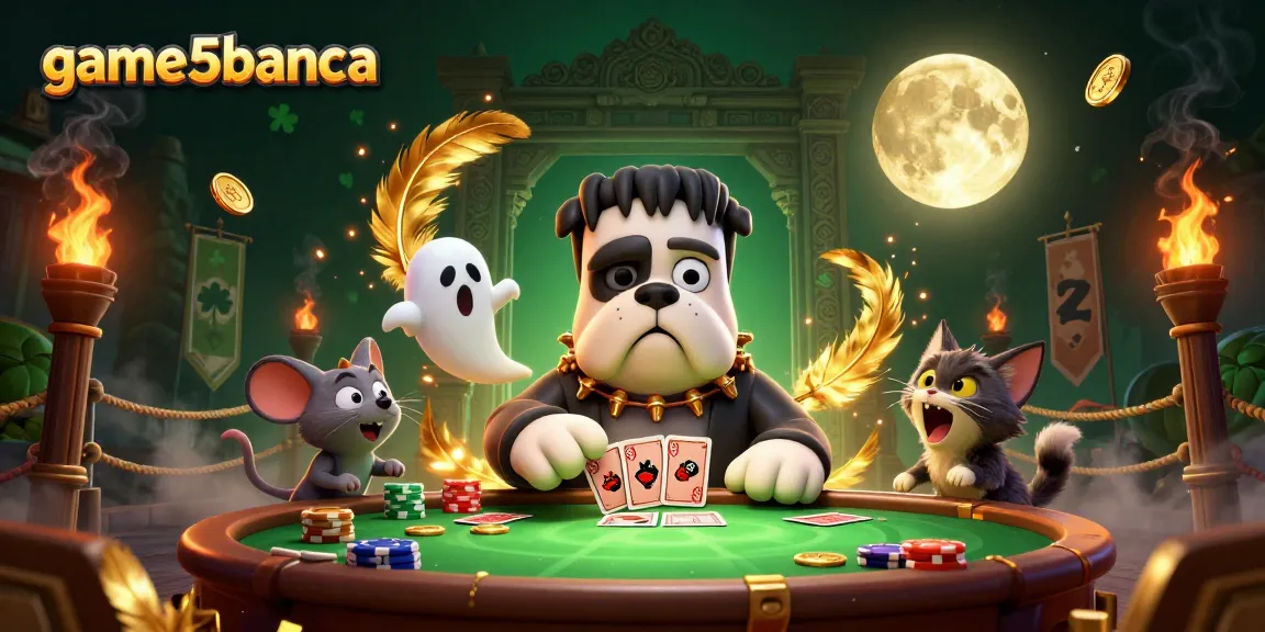 game5banca offers immersive card dealing action with captivating characters and vibrant casino elements.
