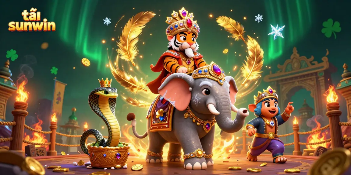 Join the thrilling action with tải sunwin, featuring vibrant 3D characters amidst burning ambiance and gambling motifs.